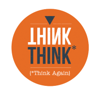 Think Again Productions logo.